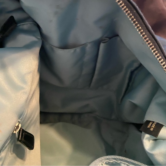 Coach satin/leather shoulder & crossbody handbag - Picture 6 of 14